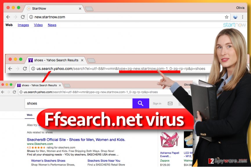 Ffsearch.net virus in action