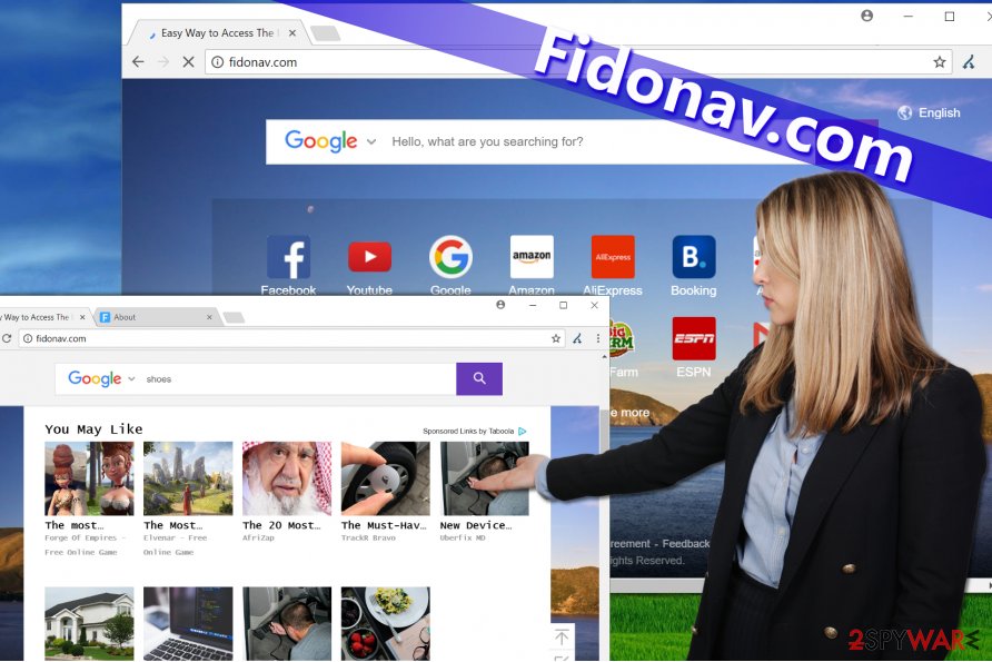 Fidonav.com hijack