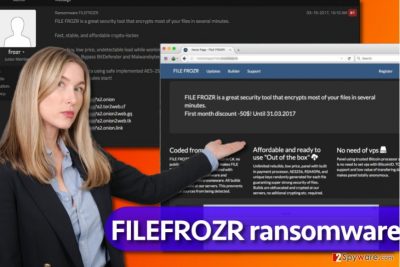 FileFrozr ransomware page