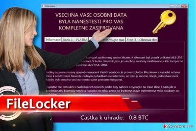 FileLocker ransomware virus