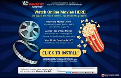 Filmfanatic toolbar