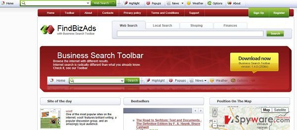 Findbizads.com virus snapshot Findbizads.com virus snapshot