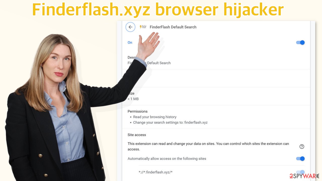 Finderflash.xyz browser hijacker