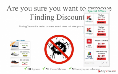 Ads by Finding Discount and the official site of this program Ads by Finding Discount and the official site of this program