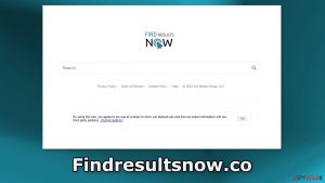 Findresultsnow.co browser hijacker