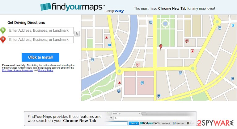 FindYourMaps redirect