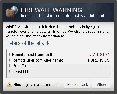 Another version of "Firewall Warning" Pop up Another version of "Firewall Warning" Pop up