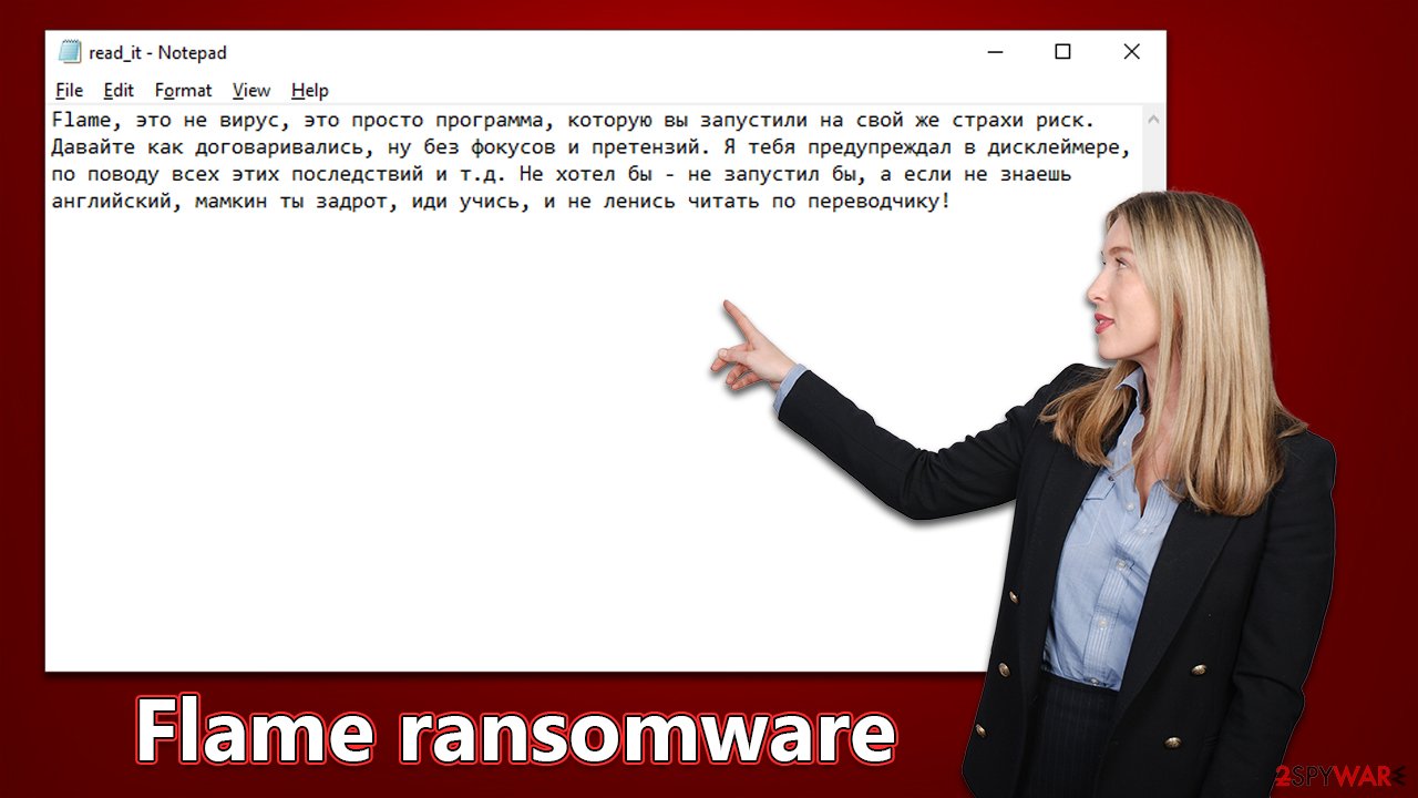 Flame ransomware virus