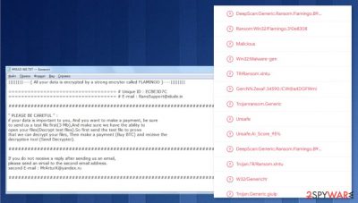 Flamingo ransomware