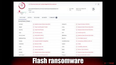Flash ransomware