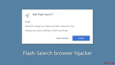 Flash-Search browser hijacker