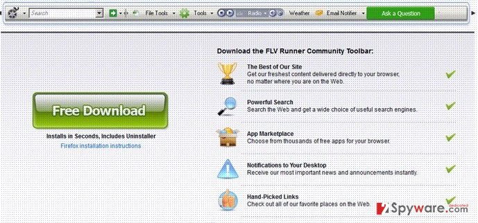 Flv Toolbar snapshot Flv Toolbar snapshot