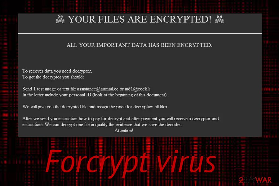 Forcrypt ransomware