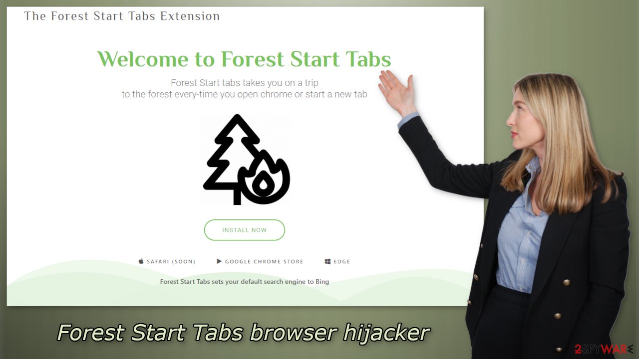 Forest Start Tabs browser hijacker