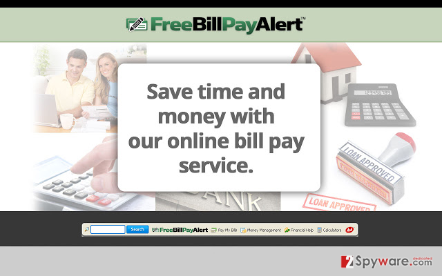 FreeBillPayAlert Toolbar snapshot FreeBillPayAlert Toolbar snapshot