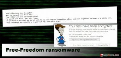 The example of Free-Freedom virus