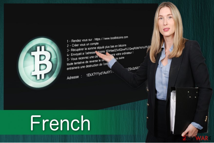 French ransomware image