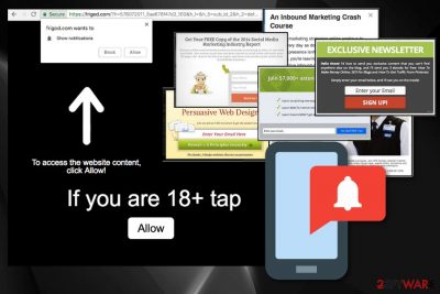 Frigod.com push notifications virus