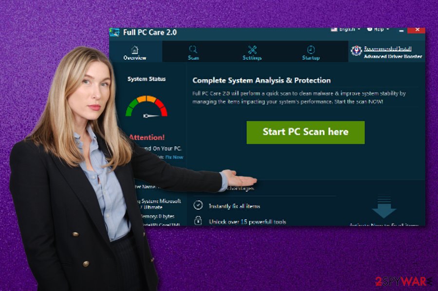 Full PC Care 2.0 virus