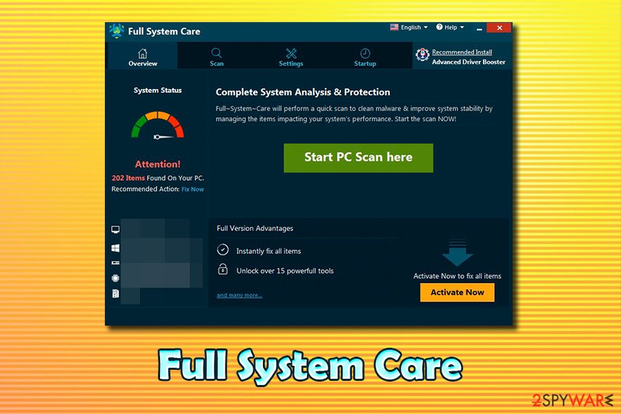 Remove Full System Care (Removal Guide) - Free Instructions