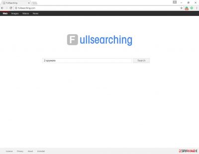 The picture of FullSearching.com virus