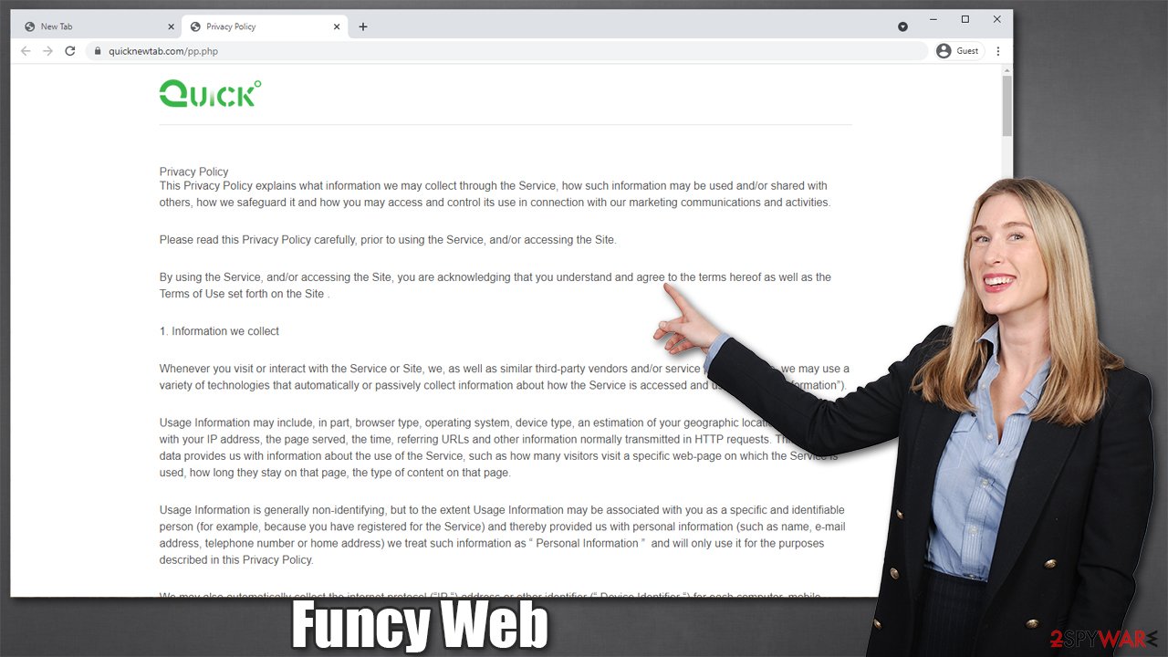 Funcy Web hijacker