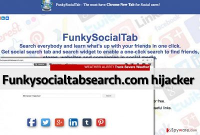 Funkysocialtabsearch.com hijack