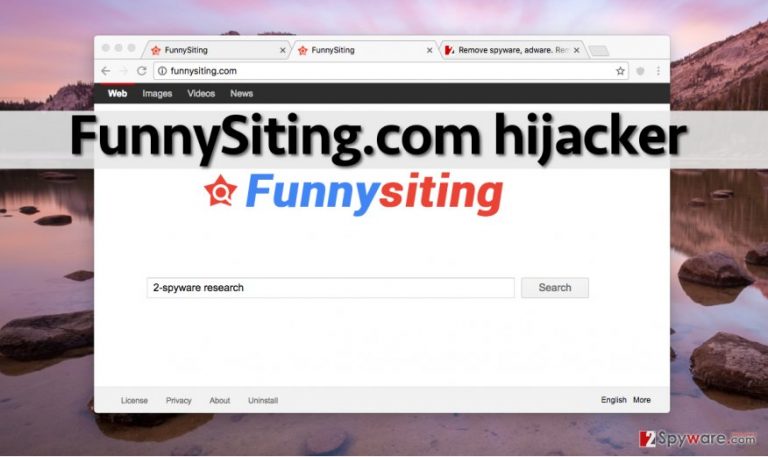 FunnySiting.com hijack