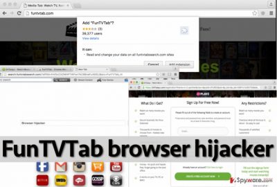 FunTVTab redirect virus