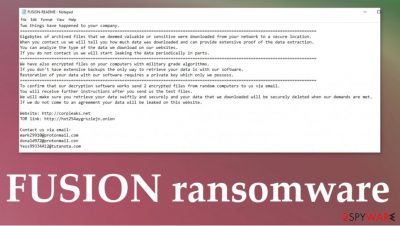 FUSION ransomware