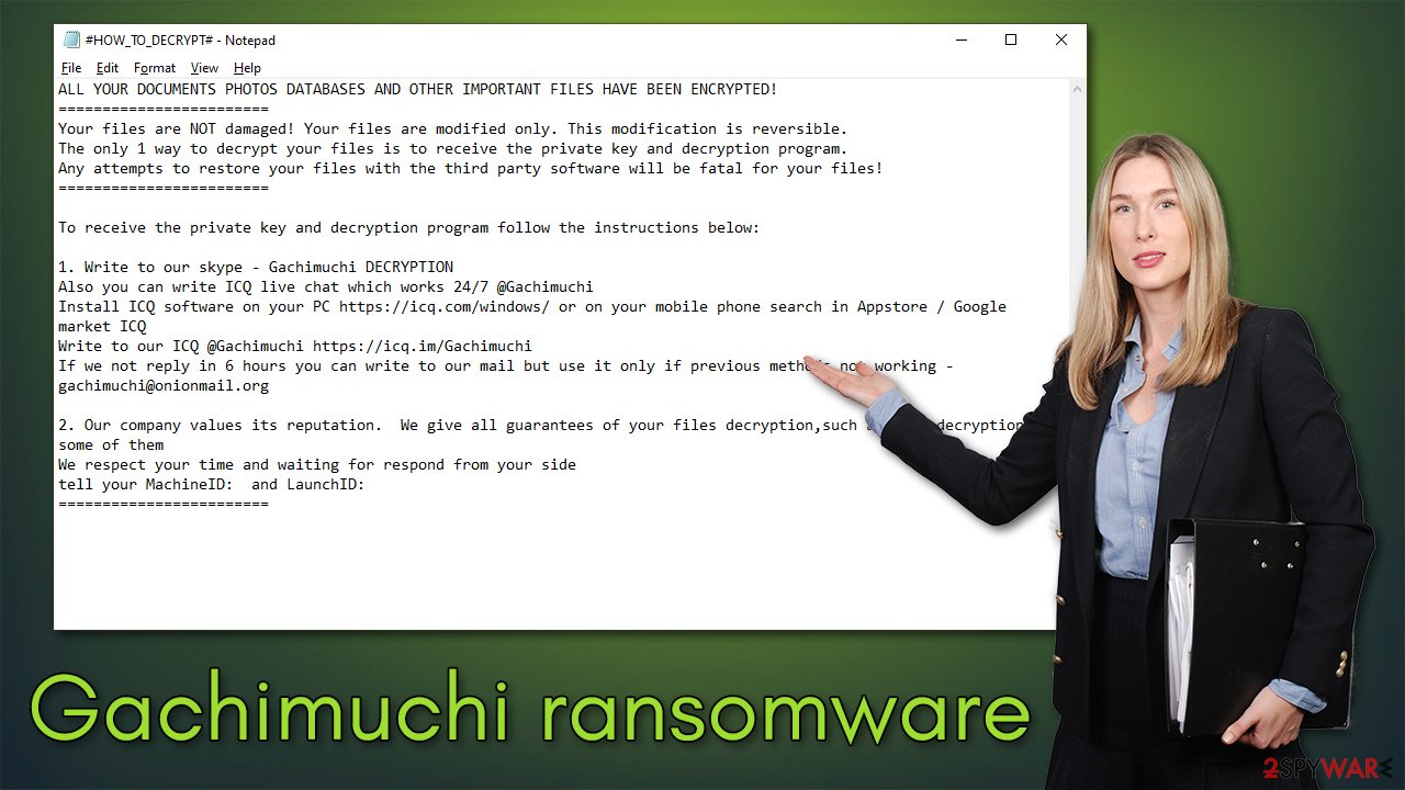 Gachimuchi ransomware