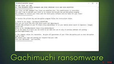 Gachimuchi virus