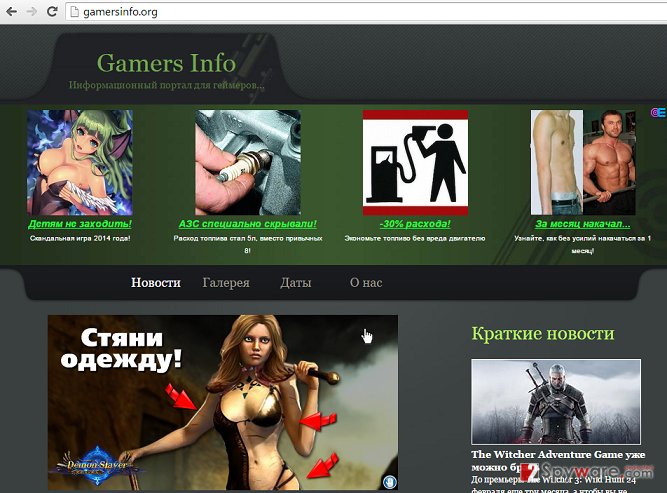 Gamersinfo.org snapshot Gamersinfo.org snapshot