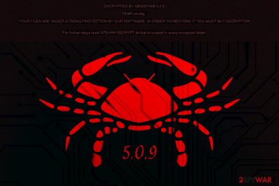 GandCrab 5.0.9 ransomware