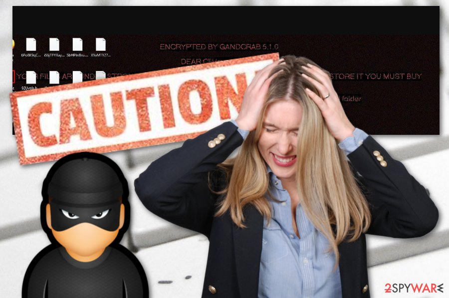 GandCrab 5.1.0 ransomware virus
