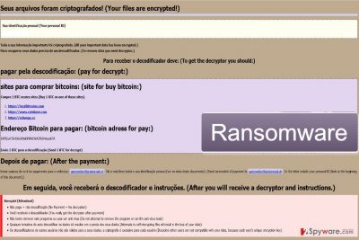 Screenshot of Garryweber@protonmail.ch ransomware virus