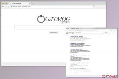 Image of Gatmog.com search engine