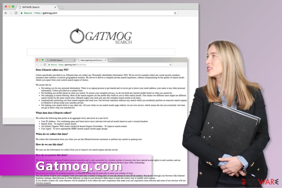 Illustration of Gatmog.com virus