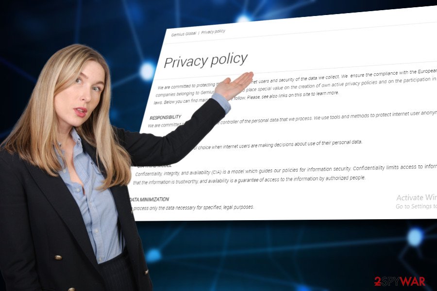 Gemius Privacy Policy printscreen Gemius Privacy Policy printscreen