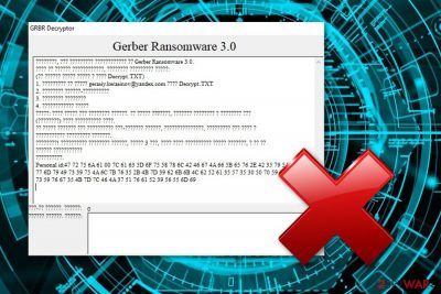 Gerber Ransomware 3.0