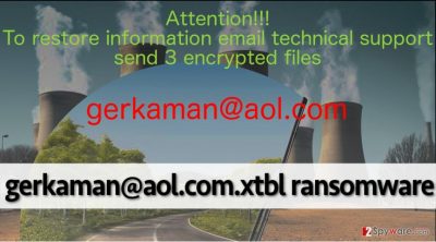 gerkaman@aol.com.xtbl ransomware replaces desktop picture