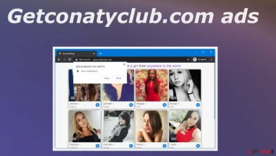 Getconatyclub.com ads