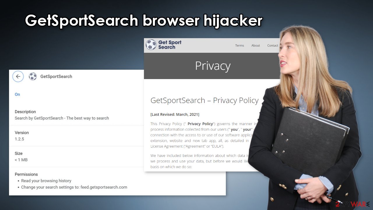 GetSportSearch browser hijacker