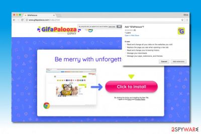 Image of GifaPalooza Toolbar installation