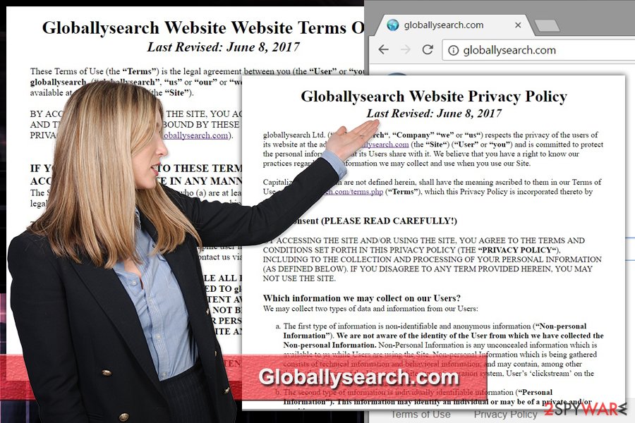 The image of Globallysearch.com virus