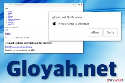 Gloyah.net virus