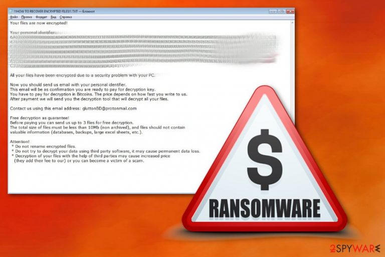 Glutton ransomware virus