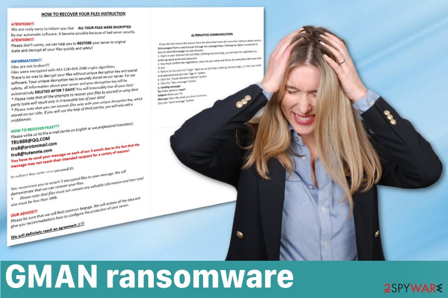 GMAN ransomware virus