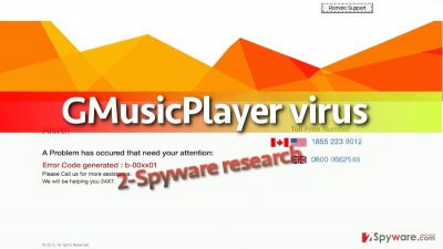 screenshot of GMusicPlayer lockscreen