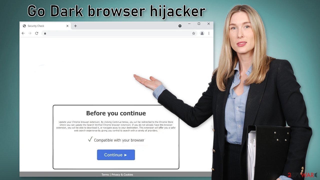 Go Dark browser hijacker